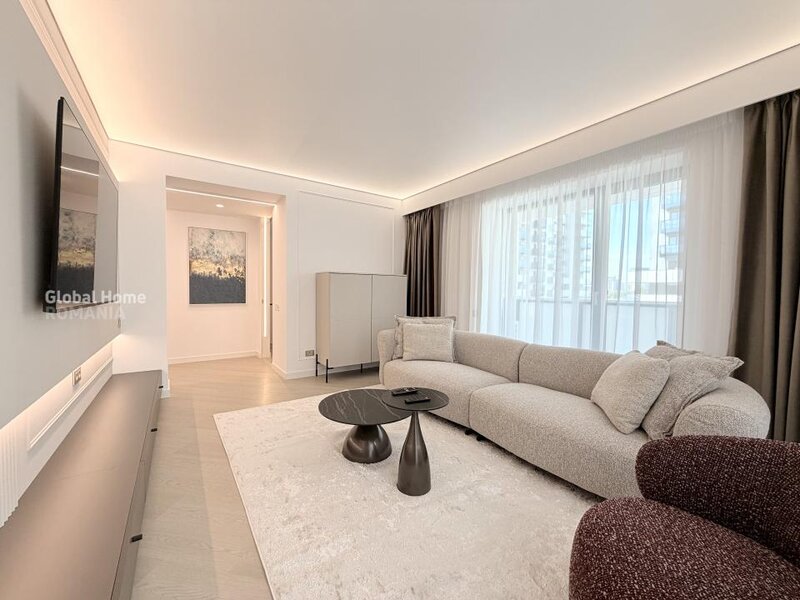 Pipera, Cortina North, first rent, 3 rooms apartment, 2 parking, terrace,