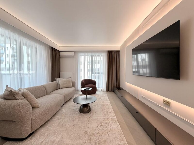 Pipera, Cortina North, first rent, 3 rooms apartment, 2 parking, terrace,